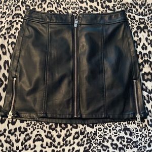 Leather skirt